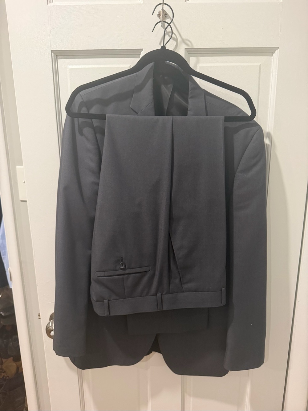 Kenneth Cole Men's Classic Gray Suit Jacket & Trousers